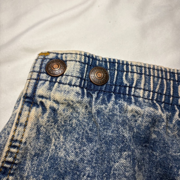 Vintage 80’s Levis Stretch Waist Mom Jeans Maternity side adjusting buttons 12 - Picture 3 of 15